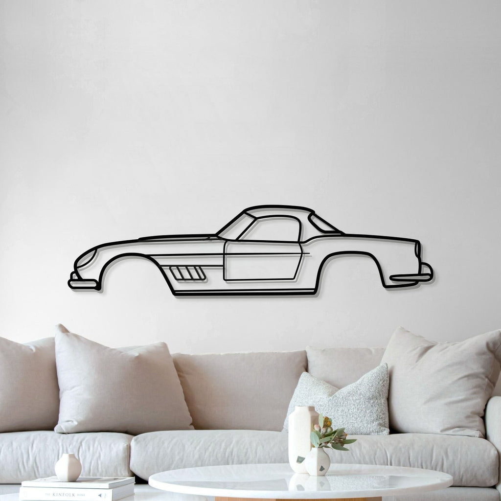 1957 250 California Metal Car Wall Art - MT0044