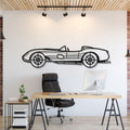1957 250 Testa Rossa Metal Car Wall Art - MT0050