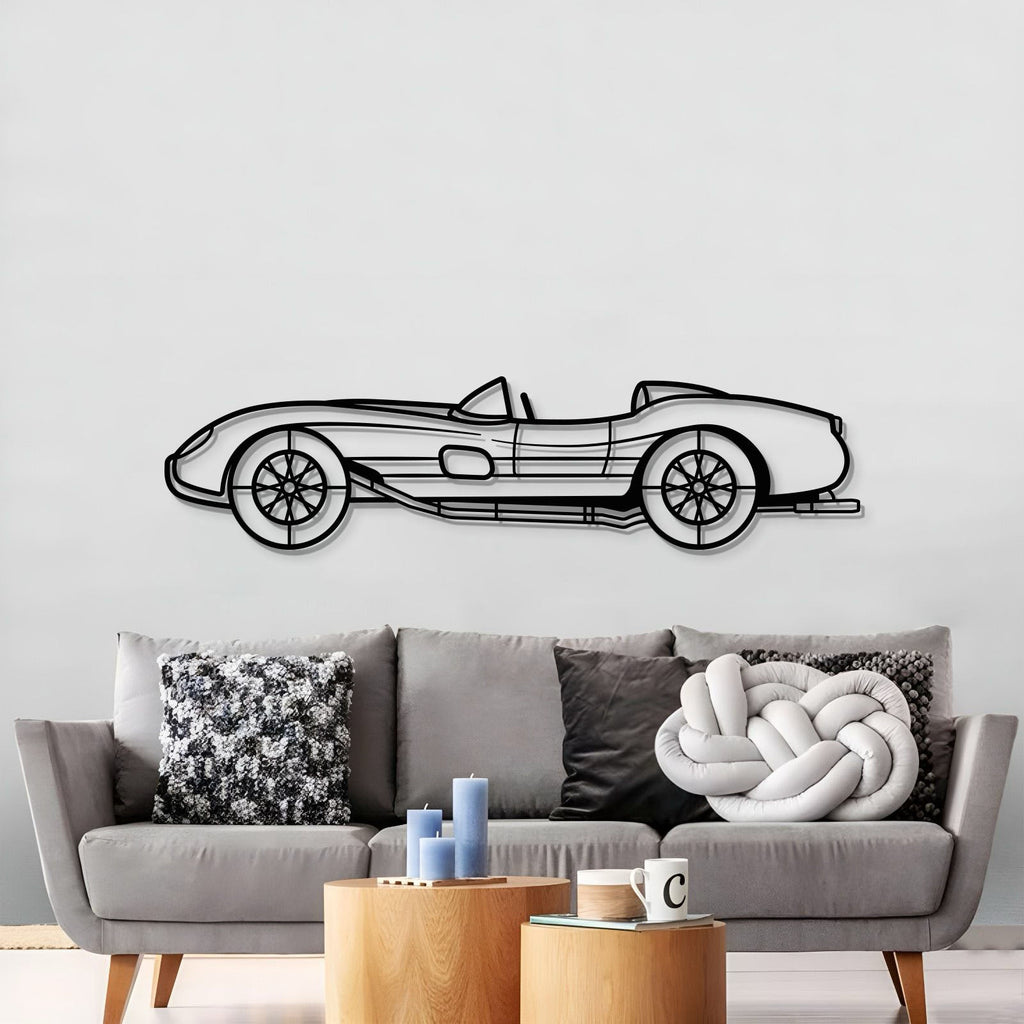1957 250 Testa Rossa Metal Car Wall Art - MT0050