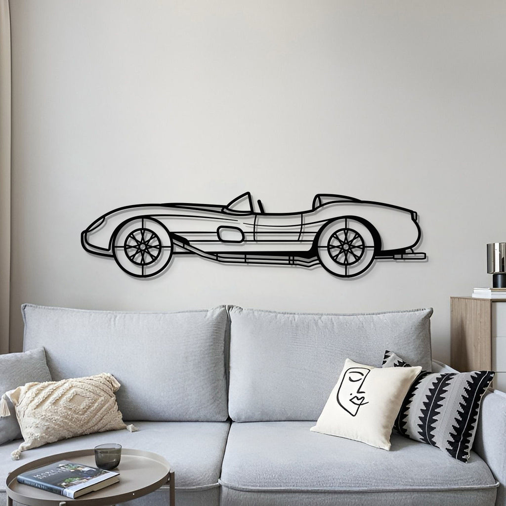 1957 250 Testa Rossa Metal Car Wall Art - MT0050