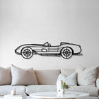 1957 250 Testa Rossa Metal Car Wall Art - MT0050