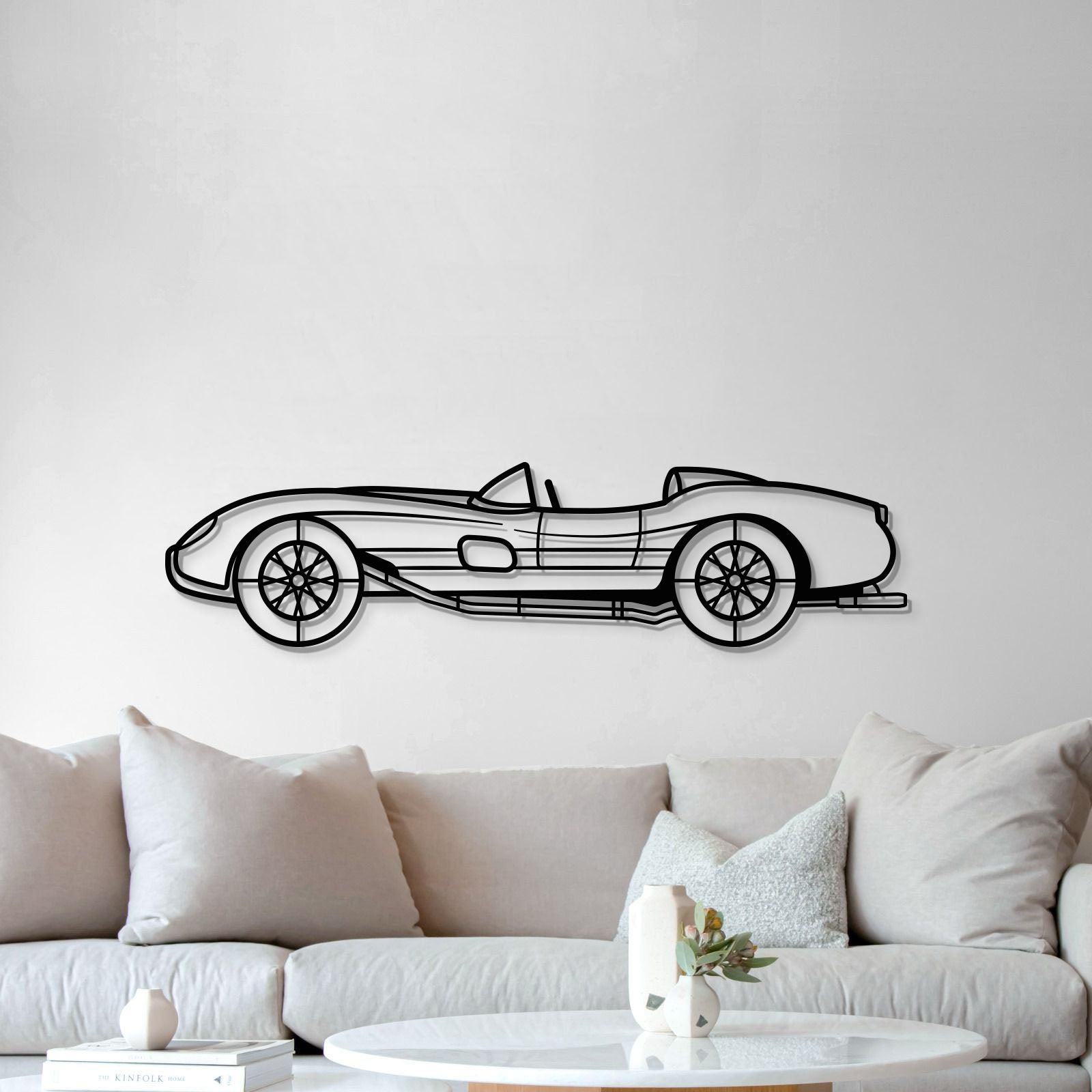 1957 250 Testa Rossa Metal Car Wall Art - MT0050