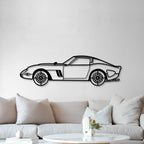 1962 250 GTO Metal Car Wall Art - MT0064