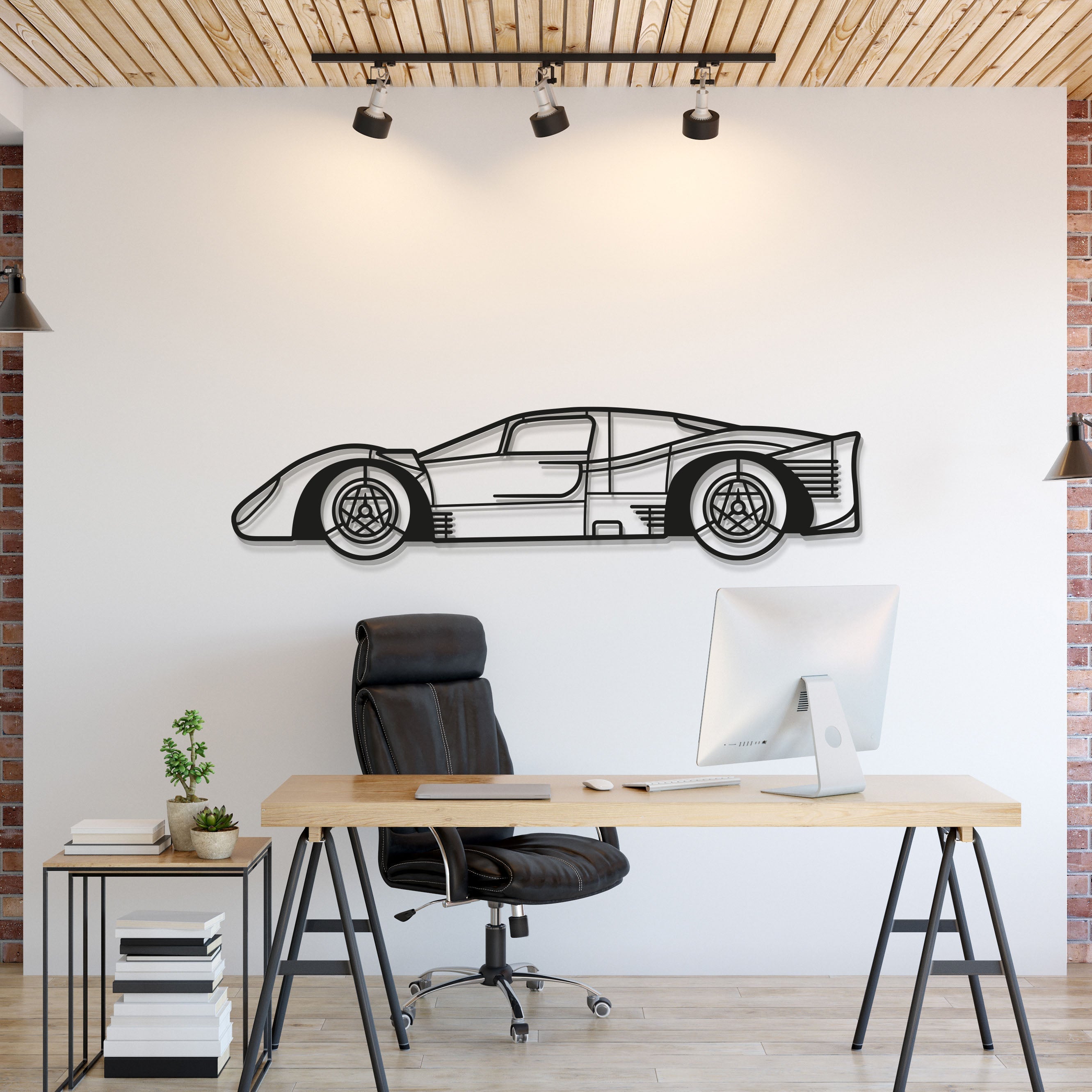 1967 Spa 330 P4 #24 Metal Car Wall Art - MT0103