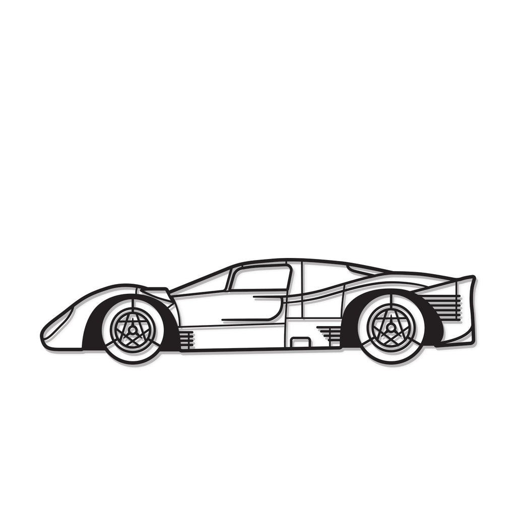 1967 Spa 330 P4 #24 Metal Car Wall Art - MT0103