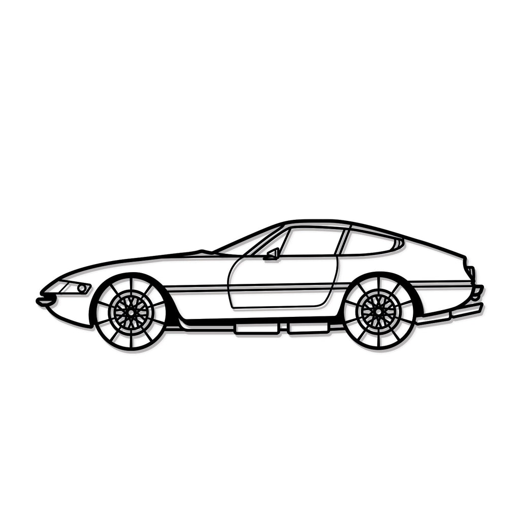 1968 365 GTB4 Metal Car Wall Art - MT0104