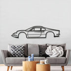 1973 Dino Metal Car Wall Art - MT0153