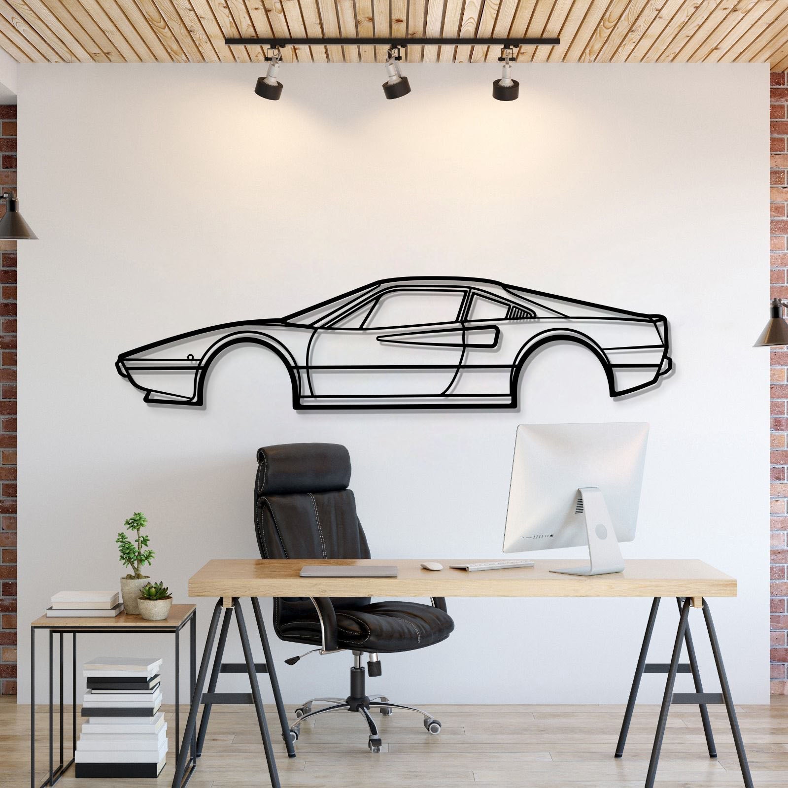 1975 308 Metal Car Wall Art - MT0163
