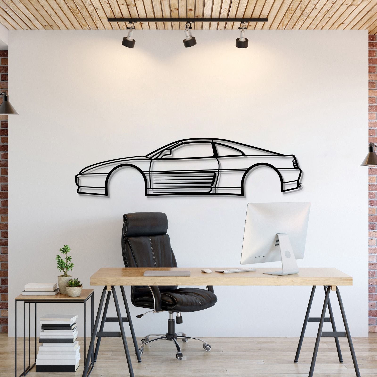 1994 348 Metal Car Wall Art - MT0249