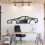 1998 Testarossa Metal Car Wall Art - MT0271