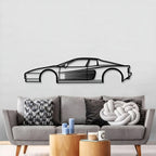 1998 Testarossa Metal Car Wall Art - MT0271