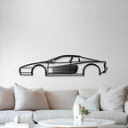 1998 Testarossa Metal Car Wall Art - MT0271
