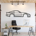 1986 300ZX Z31 Metal Car Silhouette - MT1490