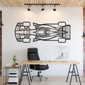Formula 1 2026 Top View Horizontal Metal Car Wall Art - MT1499