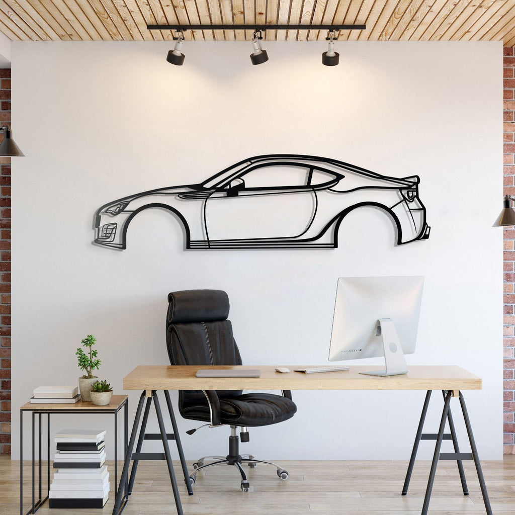 2016 BRZ Metal Car Silhouette - MT1486