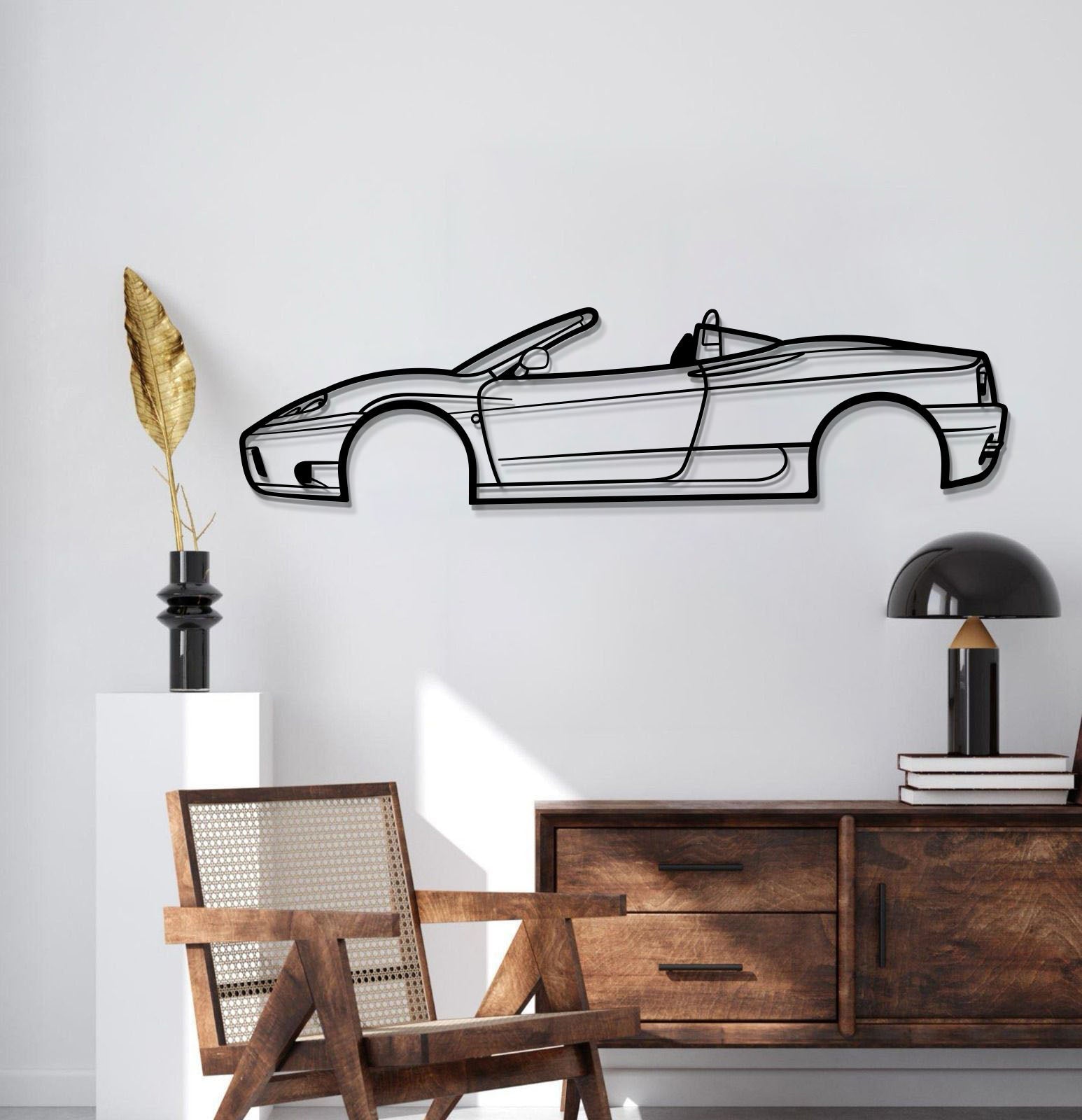2001 360 Spider Version Metal Car Wall Art - MT0285