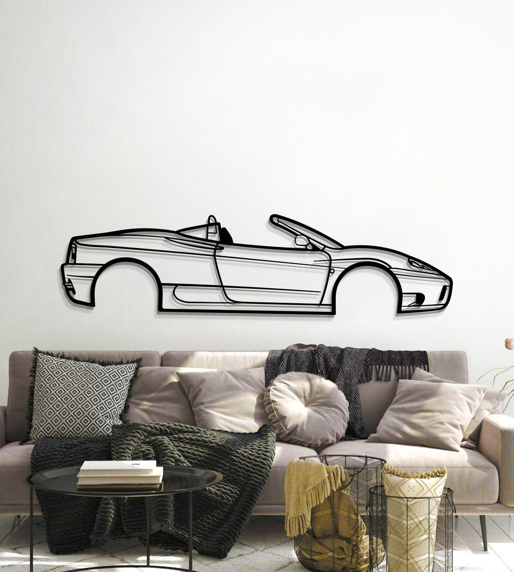2001 360 Spider Version Metal Car Wall Art - MT0285