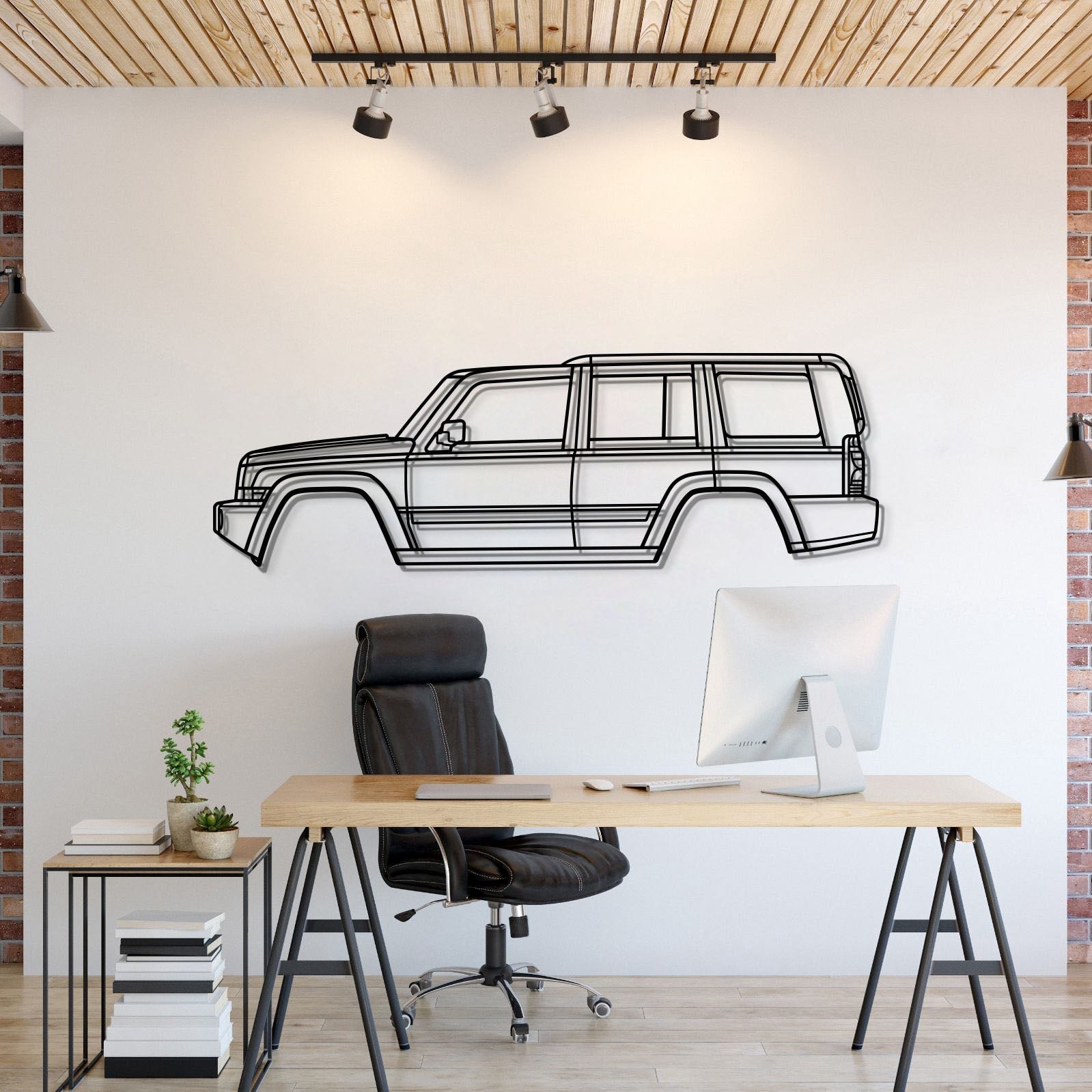 2006 Commander XK (1st Gen) Metal Car Wall Art - MT0329