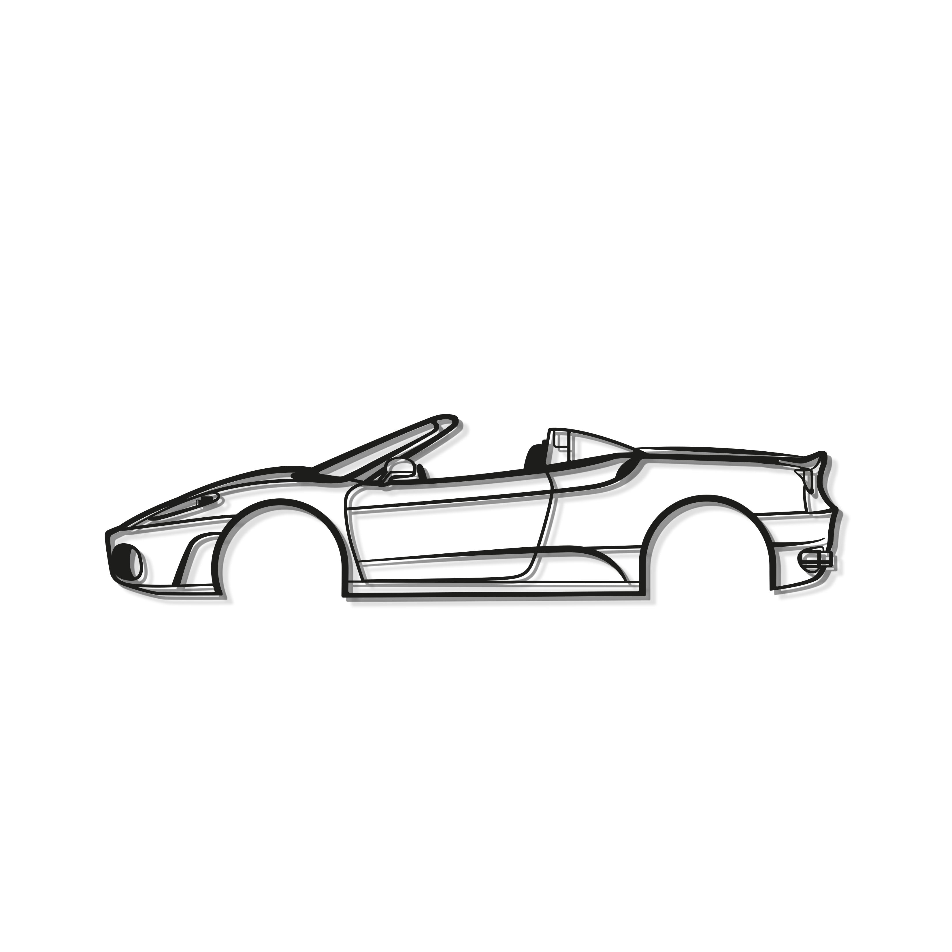 2007 430 Spider Version Metal Car Wall Art - MT0340