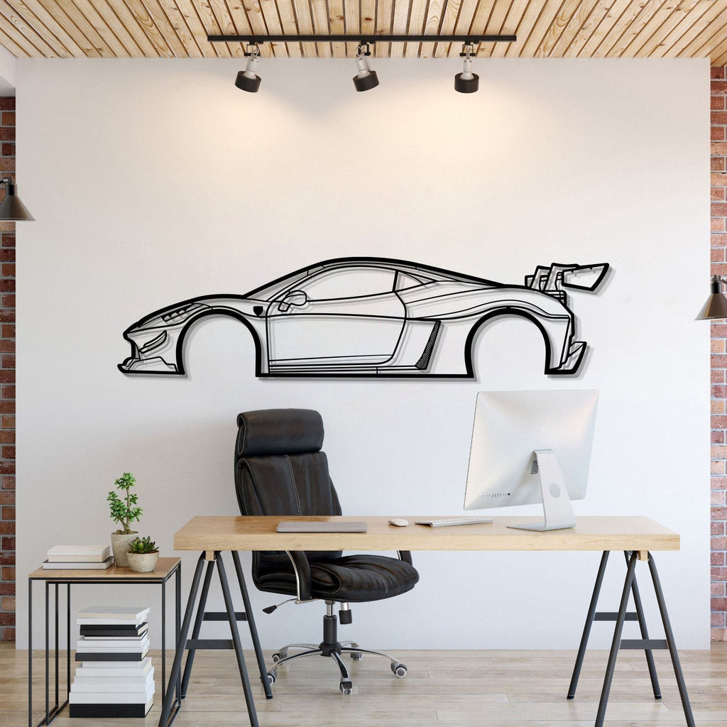 2010 458 Italia Liberty Walk Metal Car Wall Art - MT0397