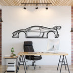 2010 458 Italia Liberty Walk Metal Car Wall Art - MT0397