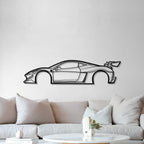 2010 458 Italia Liberty Walk Metal Car Wall Art - MT0397