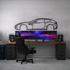 2012 FF Metal Car Wall Art - MT0474