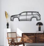 2014  Highlander 3rd Gen (XU50) Metal Car Wall Art - MT0494