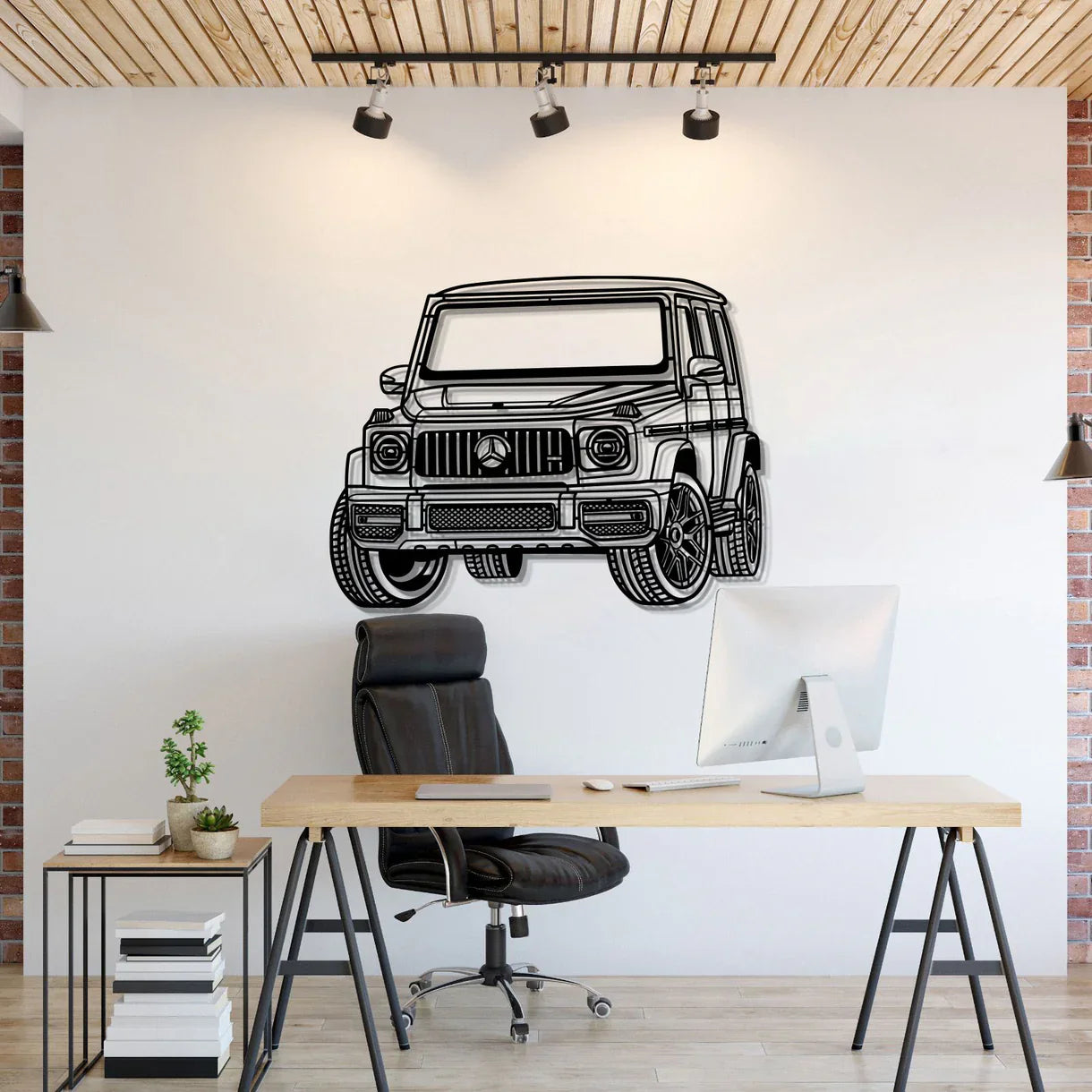 2019 G63 AMG Perspective Metal Car Wall Art