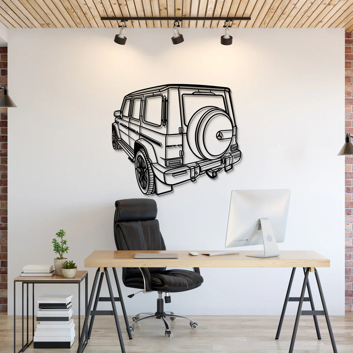 2021 G Class Angle Metal Car Wall Art