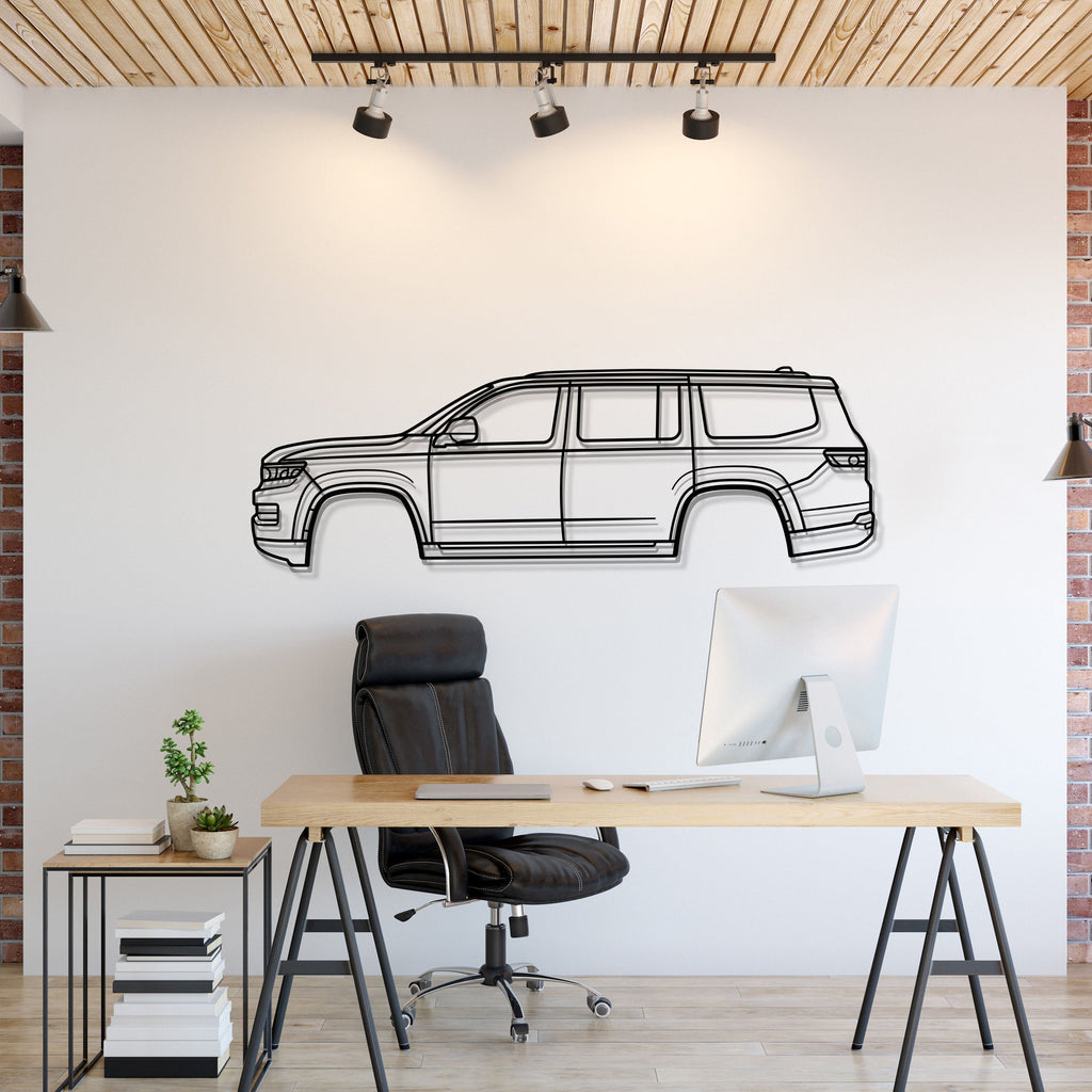 2022 Grand Wagoneer WS (4th Gen) Metal Car Wall Art - MT0789