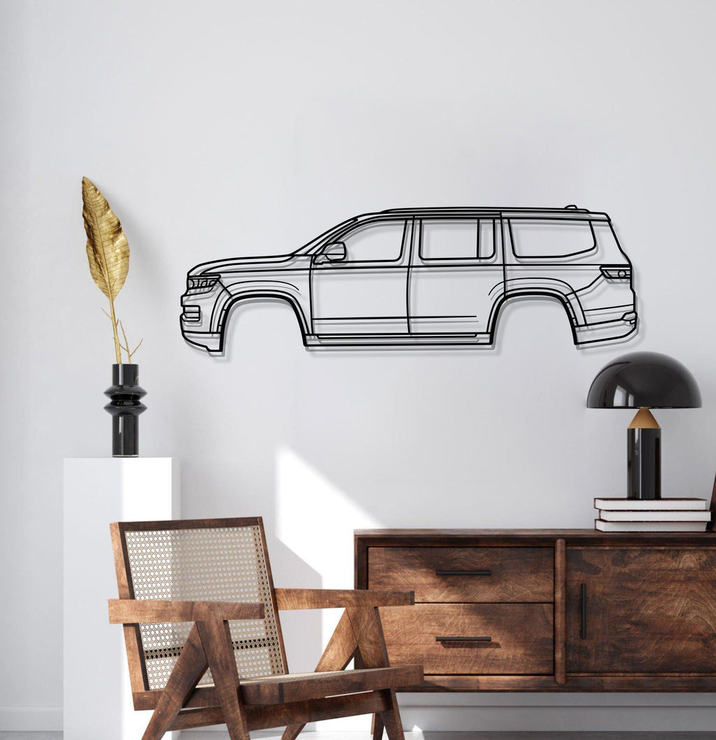 2022 Grand Wagoneer WS (4th Gen) Metal Car Wall Art - MT0789