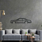 Continental T 1997 Detailed Silhouette Metal Wall Art