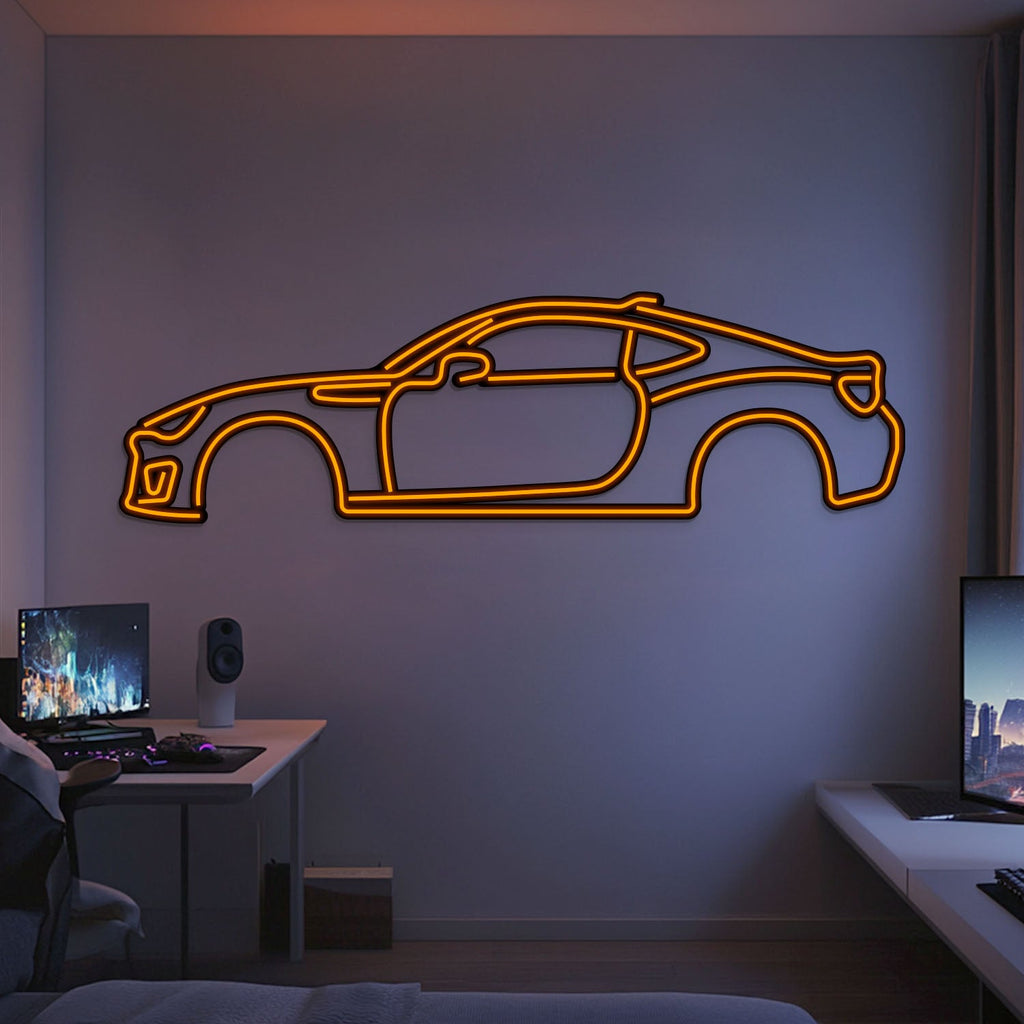 2016 BRZ Metal Neon Car Wall Art - MTN0266