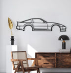 1986 300ZX Z31 Metal Car Silhouette - MT1490
