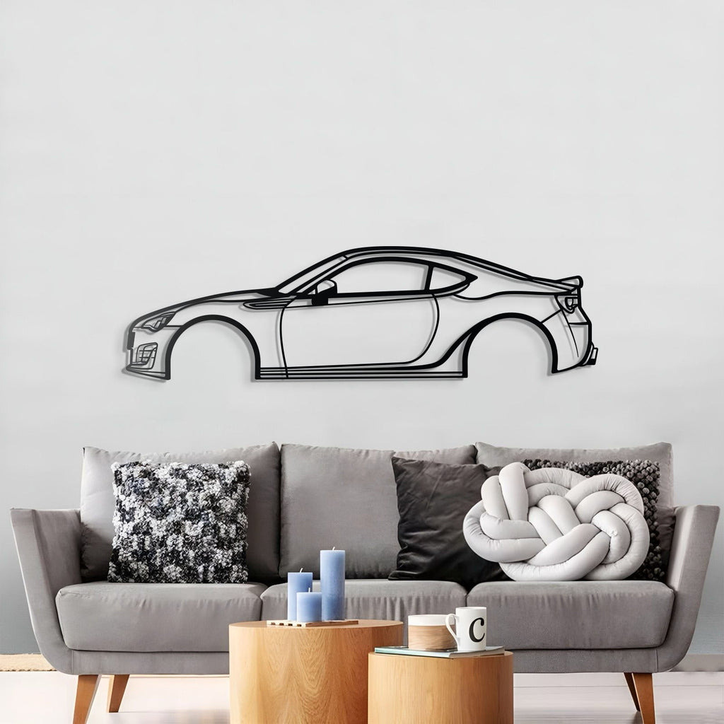 2016 BRZ Metal Car Silhouette - MT1486
