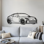 BRZ Perspective Metal Car Silhouette - MT1488
