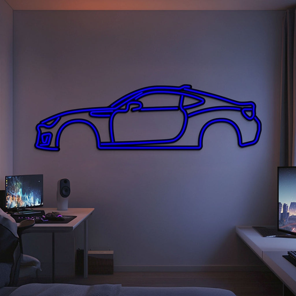 2016 BRZ Metal Neon Car Wall Art - MTN0266