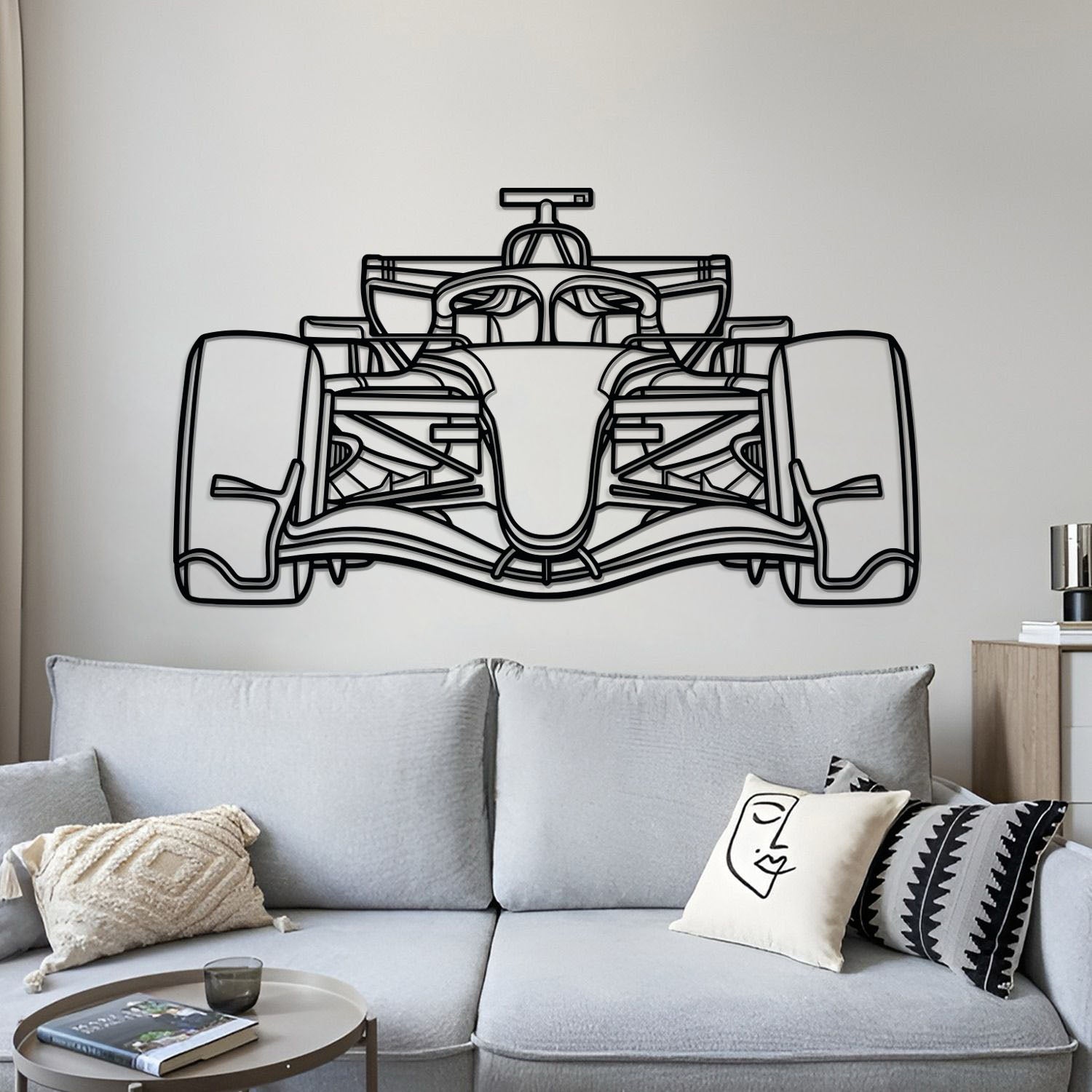 Formula 1 2026 Front View Metal Car Wall Art - MT1500