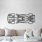 Formula 1 2026 Top View Horizontal Metal Car Wall Art - MT1499