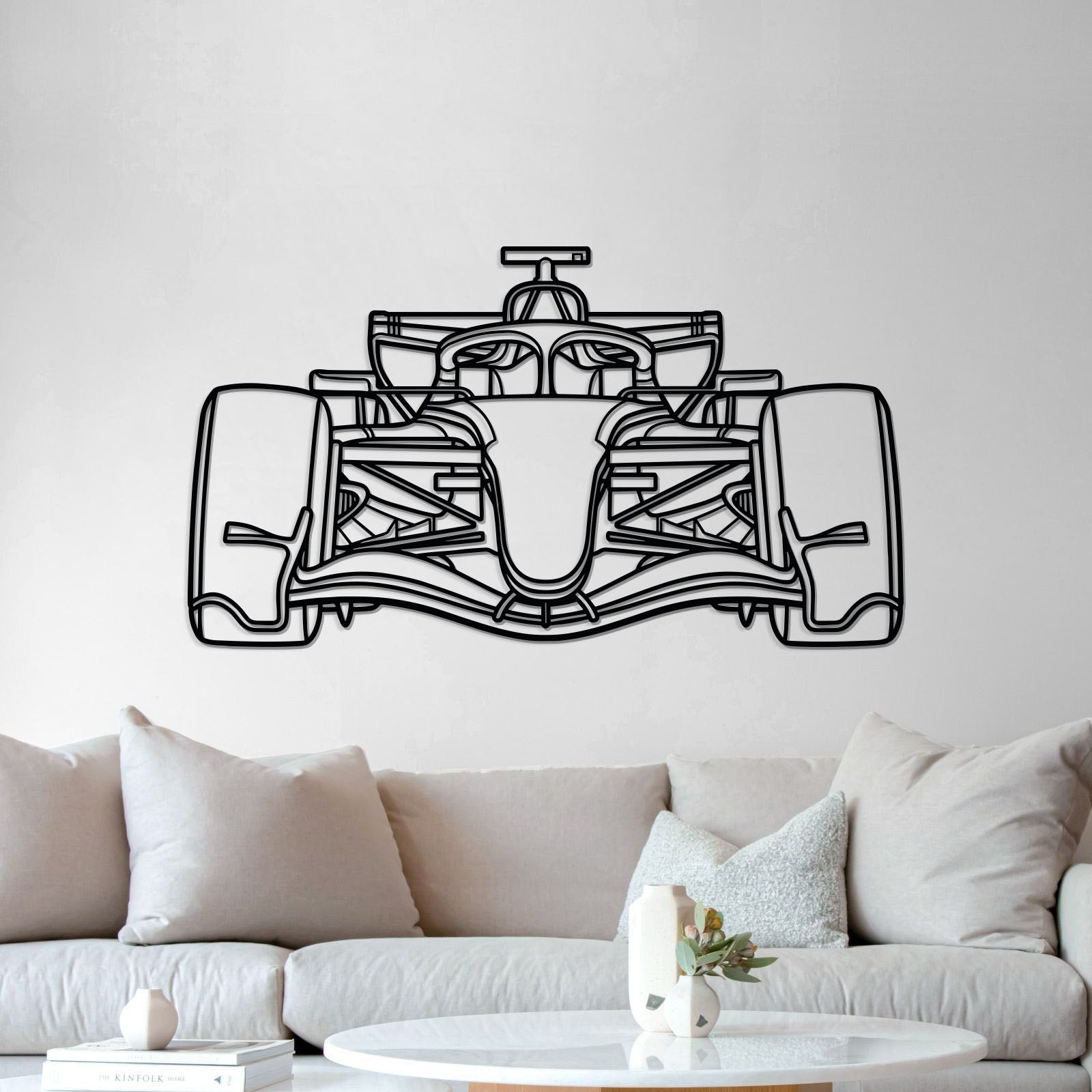 Formula 1 2026 Front View Metal Car Wall Art - MT1500