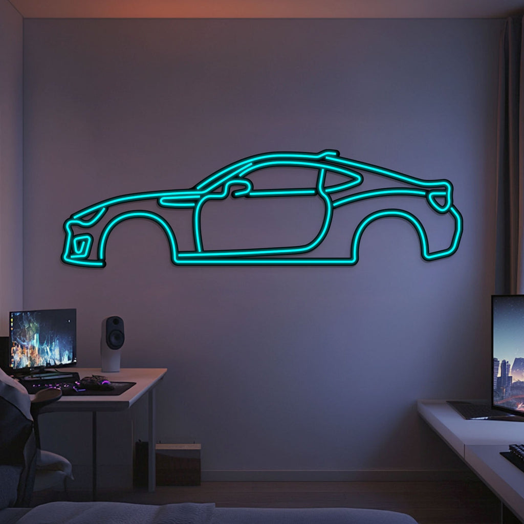 2016 BRZ Metal Neon Car Wall Art - MTN0266