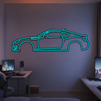 2016 BRZ Metal Neon Car Wall Art - MTN0266