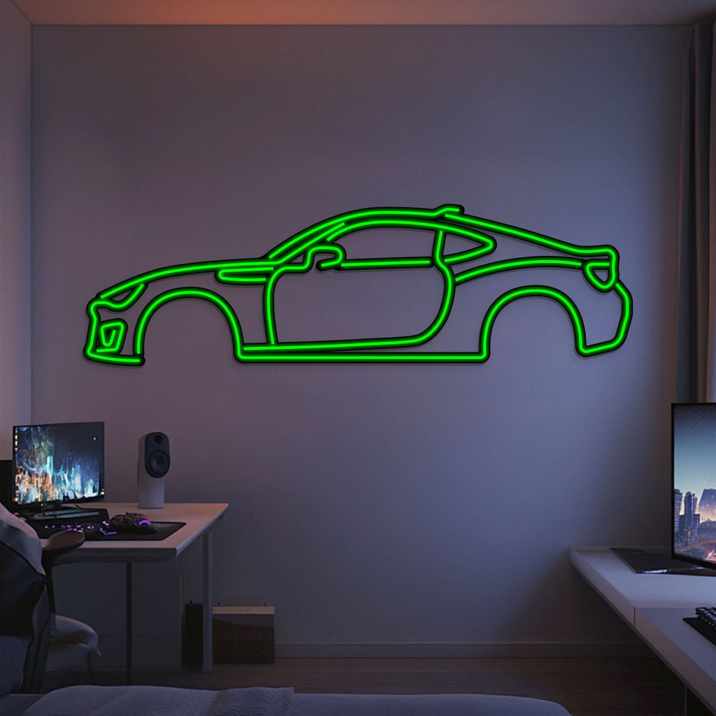 2016 BRZ Metal Neon Car Wall Art - MTN0266