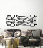 Formula 1 2026 Top View Horizontal Metal Car Wall Art - MT1499