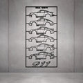 911 Gen's Metal Neon Car Wall Art - MTN0272