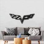 Corvette - Metal Emblem - Official Licensed Model Car - MT0926