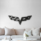 Corvette - Metal Emblem - Official Licensed Model Car - MT0926