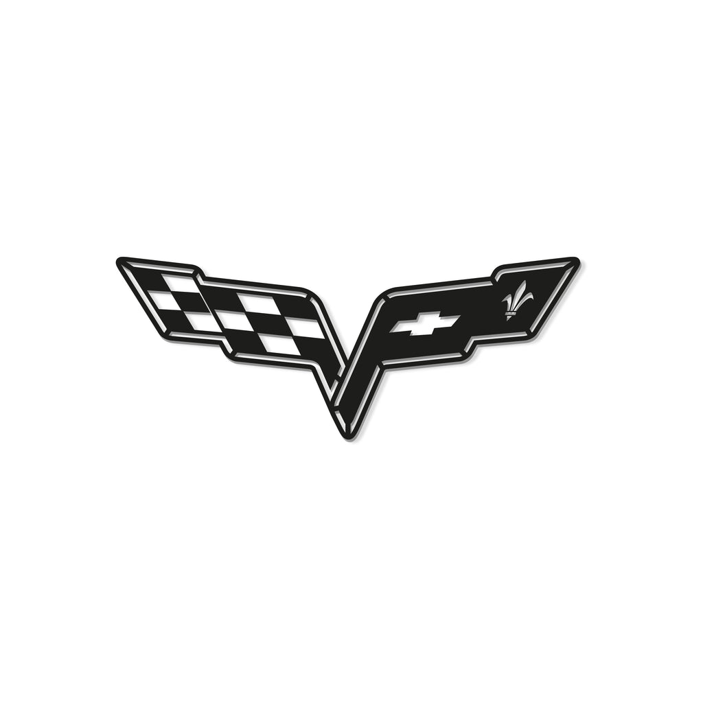Corvette - Metal Emblem - Official Licensed Model Car - MT0926