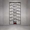 GTR Gen's Metal Neon Car Wall Art - MTN0275